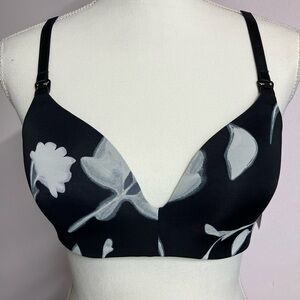 Auden Women’s Nursing Bra, Size 36B, Black/Lt. Gray, NWT